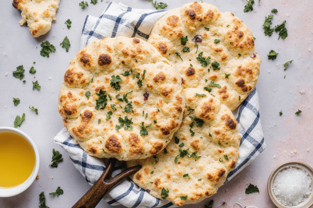 2-Ingredient Naan Bread