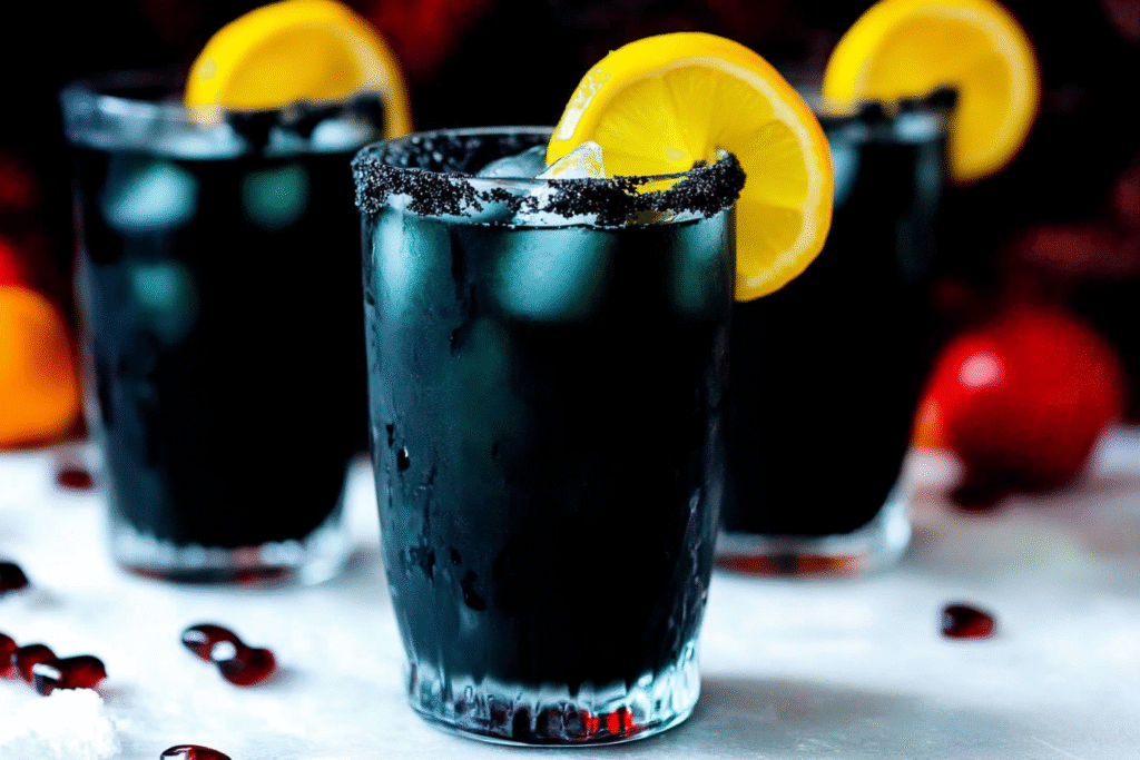 Spooky Black Lemonade