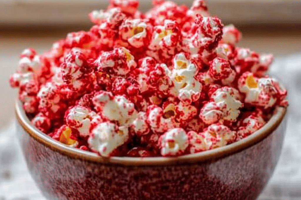 Bloody Red Velvet Popcorn