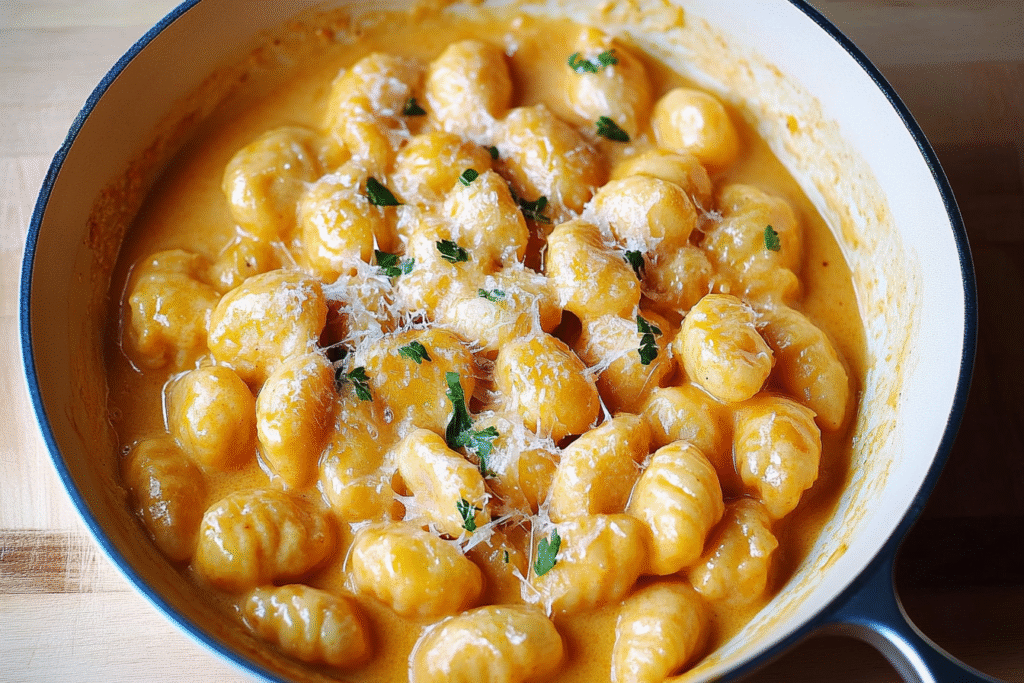 The Best Creamy Butternut Squash Gnocchi with Sausage Recipe