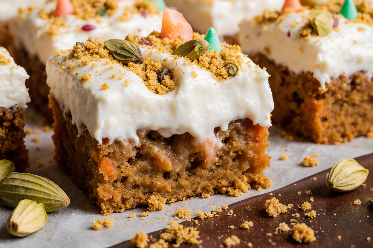Pistachio Carrot Cake