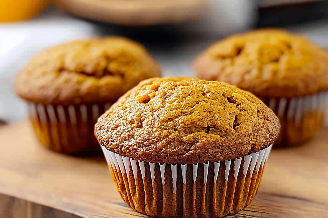 healthy pumpkin muffins