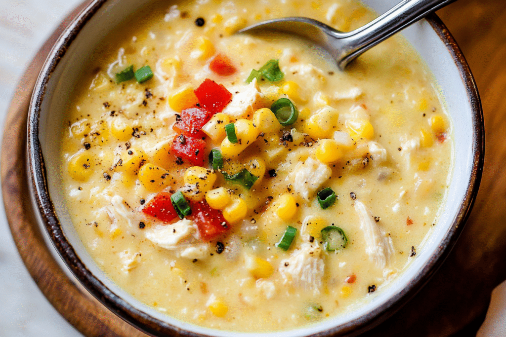 The Best Crockpot Chicken Corn Chowder You’ll Ever Try