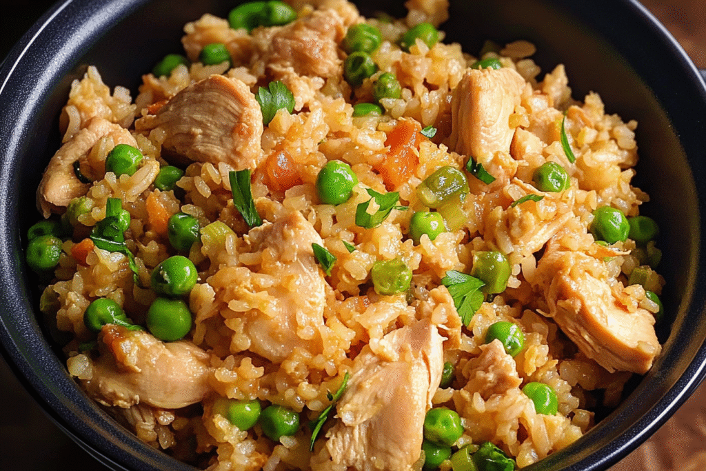 Crockpot Chicken Fried Rice