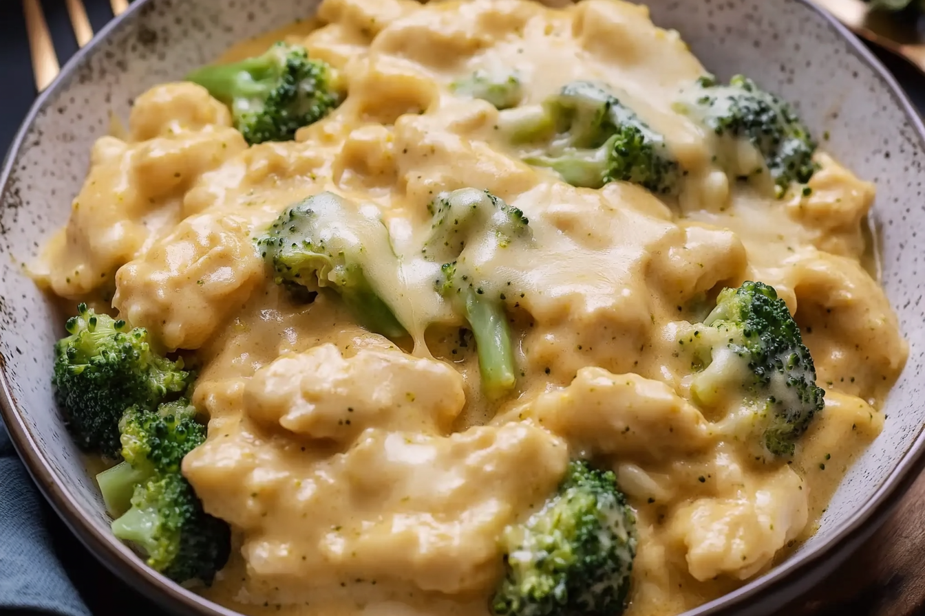 Crockpot Broccoli Cheddar Chicken