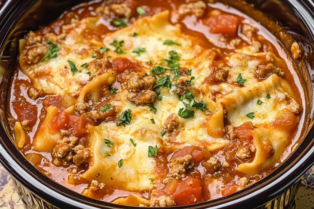 The Best Crockpot Lasagna Soup Recipe for Busy Nights