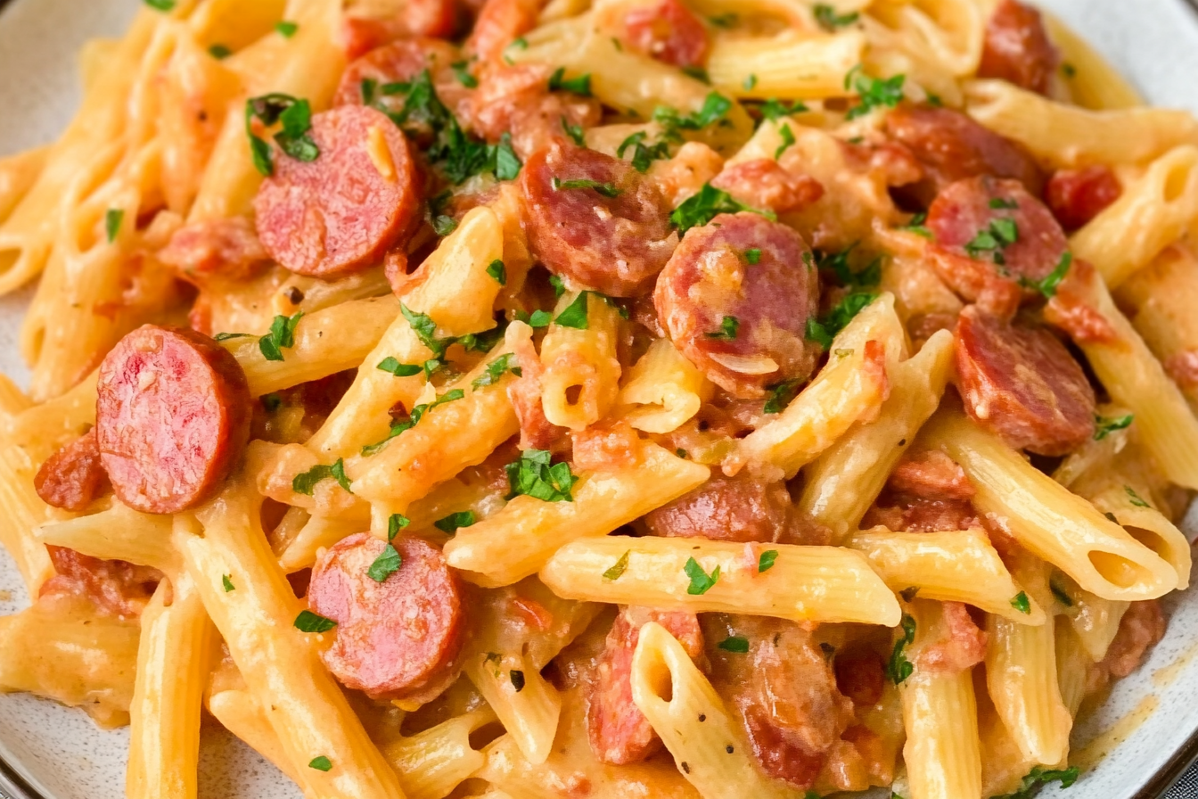 Creamy Kielbasa Pasta