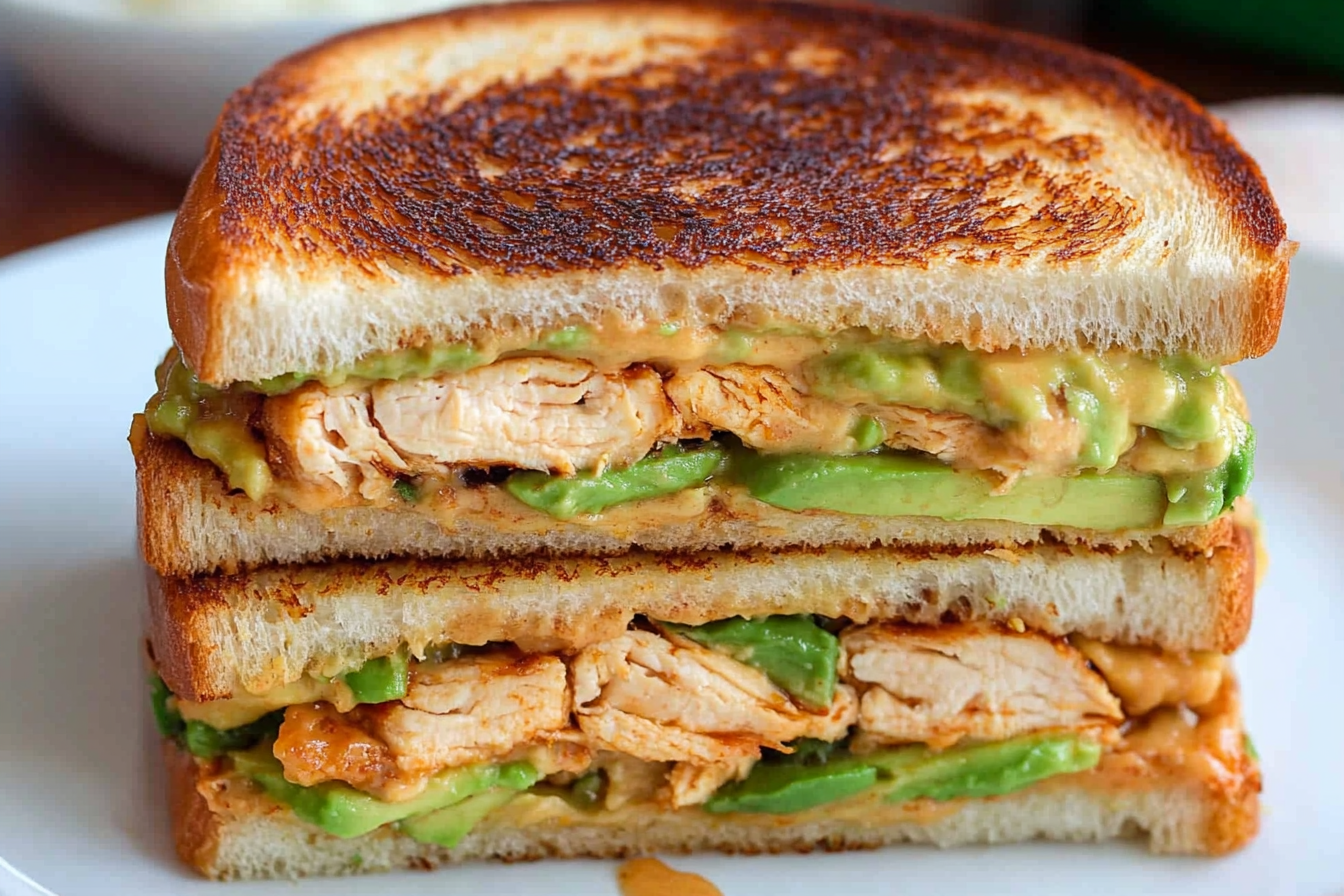 Chicken Avocado Melt Sandwich