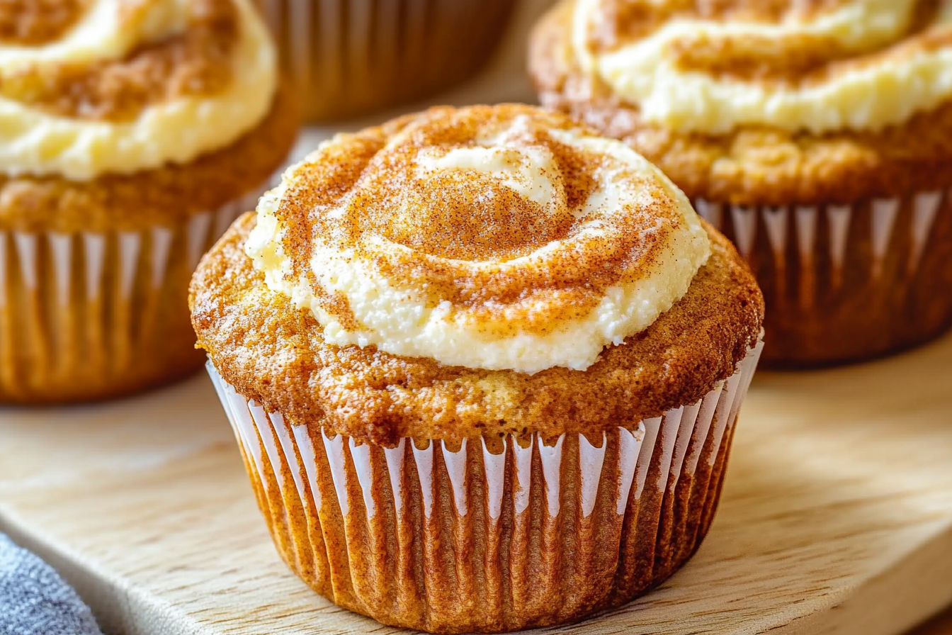 Pumpkin Cream Cheese Muffins
