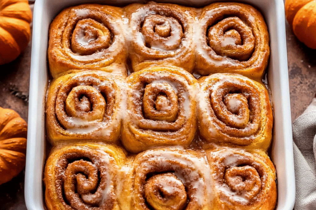 Pumpkin Cinnamon Rolls