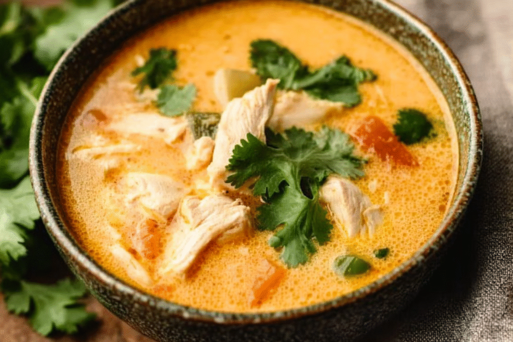 Busy Night Dinner Made Easy: Simple Thai Chicken Soup Recipe