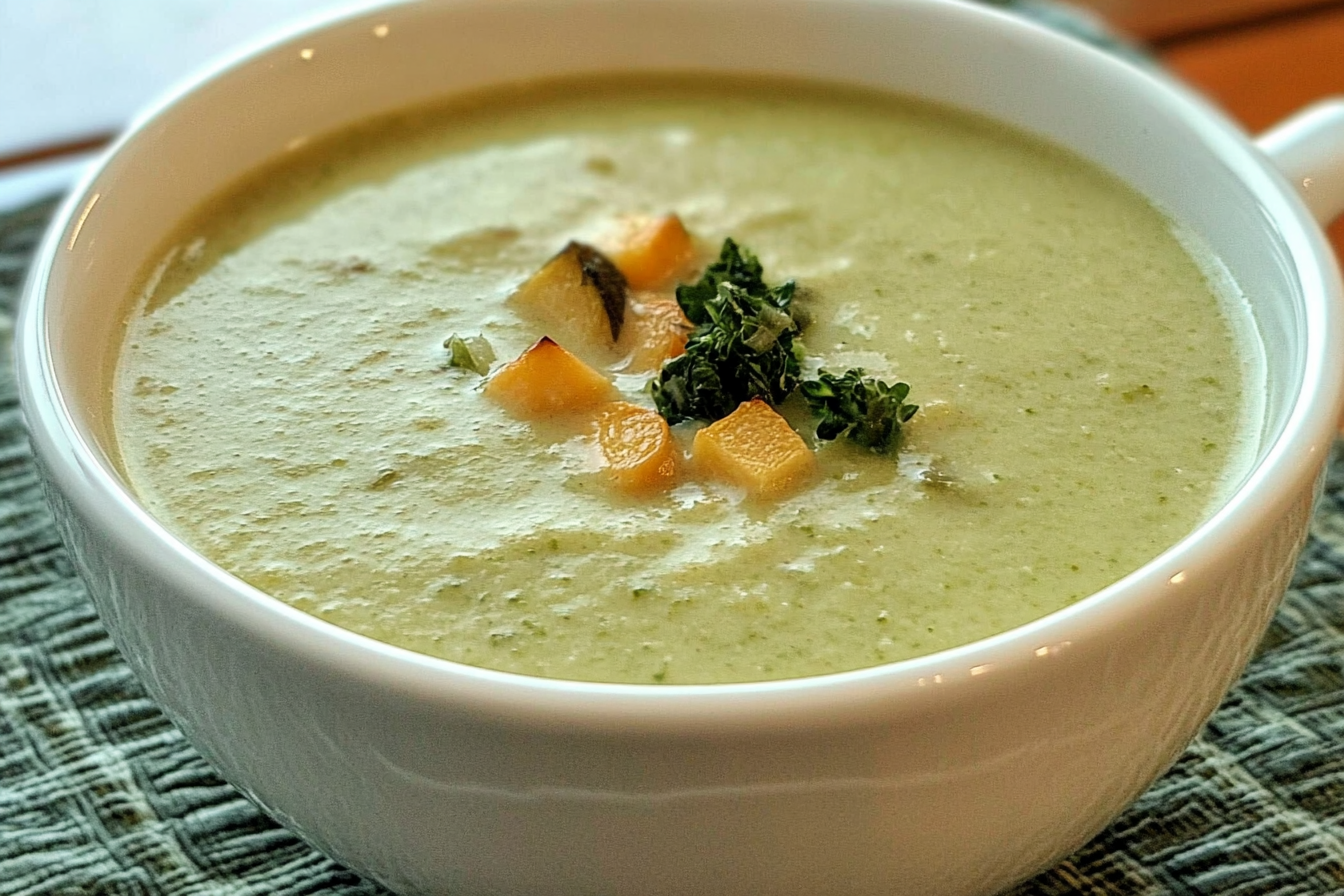 Cream of Spring Vegetable Soup