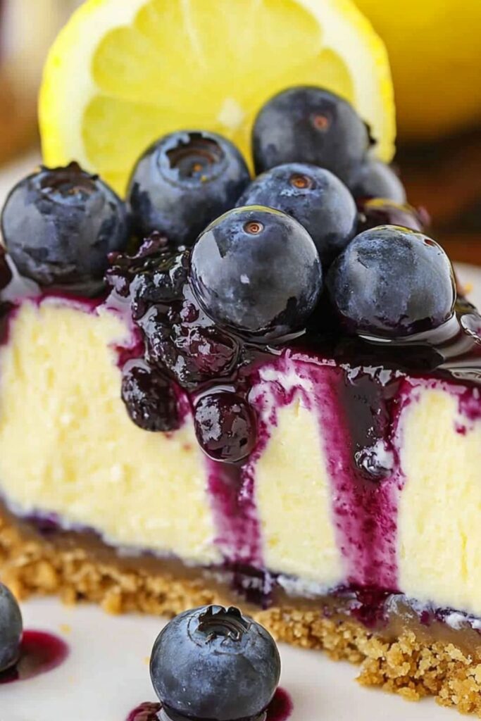 Lemon Blueberry Cheesecake Recipe