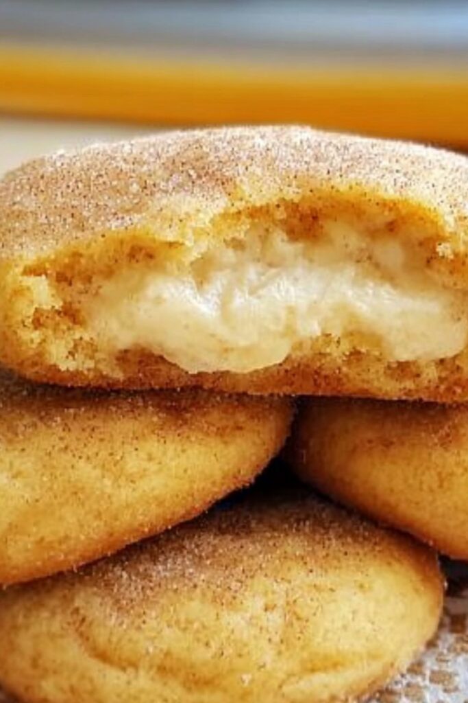 Cheesecake Stuffed Snickerdoodles