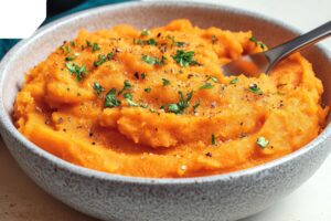 Healthy Smashed Carrots