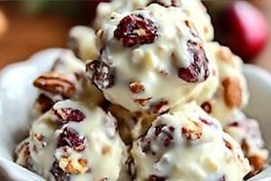 White Chocolate Cranberry Pecan Clusters