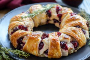 Turkey Cranberry Crescent Ring