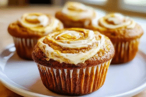 Pumpkin Swirl Muffins